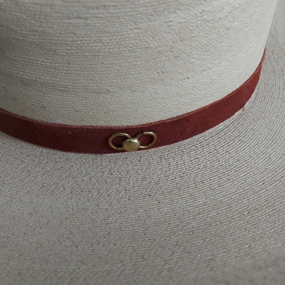 Beautiful Hat Size 8 , Leather ties and Band.  Very well made - Picture 4 of 8